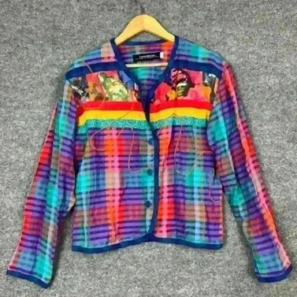 Vintage Canvasback multicolored Jacket size small - Picture 2 of 4